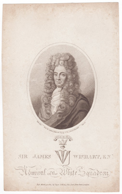 Sir James Wishart, Knt.
Admiral of the Blue Squadron 